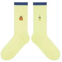 von Jungfeld von Jungfeld Mix & Match Tennis Socken mit Stickmotiven, Hellgrün, – Produktbild 1 von 1