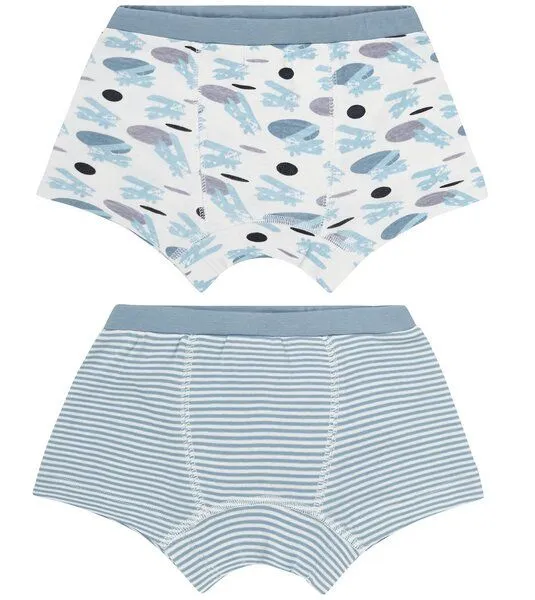 Sense Organics & friends in cooperation with GARY MASH Sense Organics & friends in cooperation with GARY MASH Jungen Boxershorts Doppelpack, Flieger, Blau, – Produktbild 1 von 4