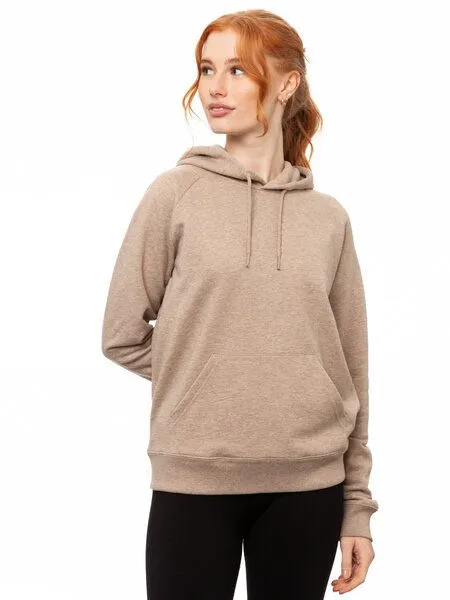 FellHerz FellHerz Damen Hoodie Kapuzenpullover, Sand, – Produktbild 5 von 5