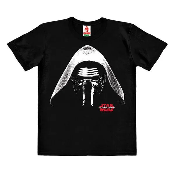 LOGOSH!RT LOGOSH!RT Star Wars - Kylo Ren - Kinder - Bio T-Shirt, Schwarz, – Produktbild 1 von 3