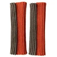 austriandesign at austriandesign.at Stulpen "Pulslinge kurz", Natur/orange, – Produktbild 1 von 1