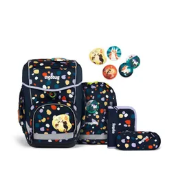 Ergobag Ergobag Schulranzen Cubo (5tlg., inkl. Sportbeutel, Federmäppchen, Schlampermäppchen, Kletties) – Produktbild 1 von 1