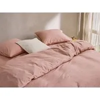 Yumeko Kissenbezug "Yumeko" aus Baumwollsatin, Cosmea pink, – Produktbild 1 von 1