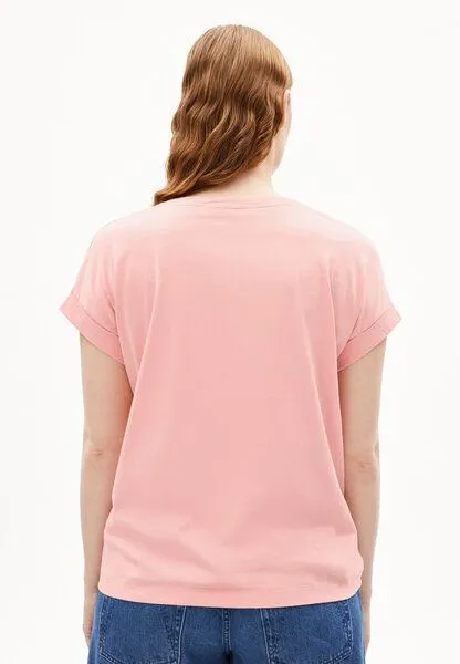 ARMEDANGELS ARMEDANGELS IDAARA Damen T-Shirt aus Bio-Baumwolle, Deep rosalilly, – Produktbild 2 von 4