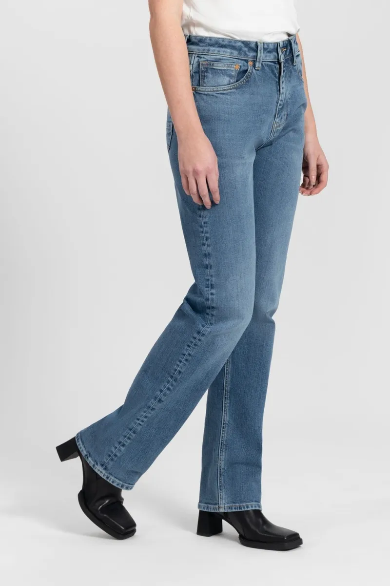 Kuyichi Kuyichi Damen vegan Jeans Straight Rosa Vintage Blau, Blau, – Produktbild 2 von 2
