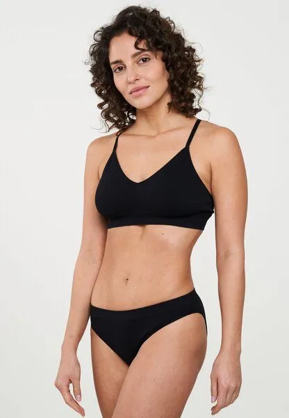 recolution Damen Rib Slip aus Bio-Baumwollmix - WILLOW - recolution, Black (schwarz), – Produktbild 2 von 4