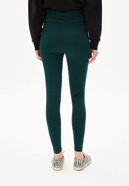ARMEDANGELS ARMEDANGELS FARIBAA Damen Leggings aus Bio-Baumwoll Mix, Teal stone, – Produktbild 2 von 4