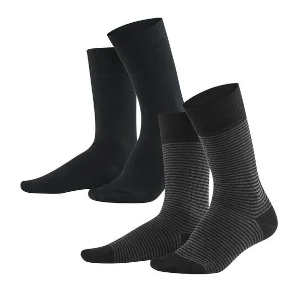 Living Crafts Living Crafts Socken, 2er-Pack - ARNI, Black/anthracite, – Produktbild 1 von 1