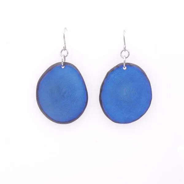 Mekhada Mekhada Tagua Ohrhänger HOSTY, Blau, – Produktbild 1 von 2
