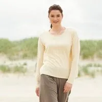 CON_STANT CON_STANT Pullover mit Konstrastnaht Hanf-BW-Strick (kbA) – Produktbild 1 von 1