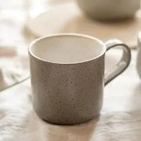 EDDA stoneware EDDA stoneware Handgemachte Steingut Tasse Ddoria - Granit Grau (ø 8 x 9 cm, 0,35 L) – Produktbild 1 von 1