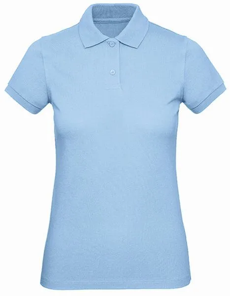 B&C Collection B&C Collection Inspire Polo-Shirt Damen, Sky blue, – Produktbild 1 von 3