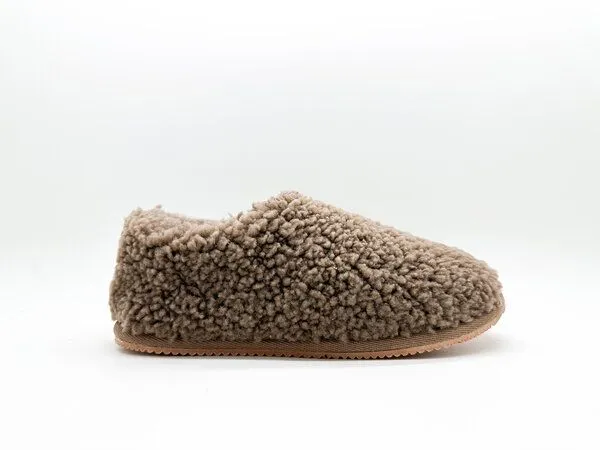 thies Hausschuh aus Schaffell "thies 1856 ® Cozy Sheep Low Slipper Boots", Elephant grey, – Produktbild 2 von 4