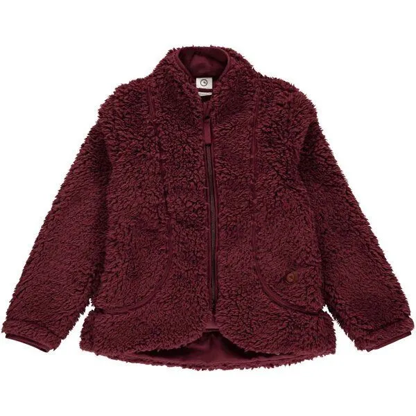 Fred's World by Green Cotton Fred's World by Green Cotton Fleecejacke, Weinrot, – Produktbild 2 von 4