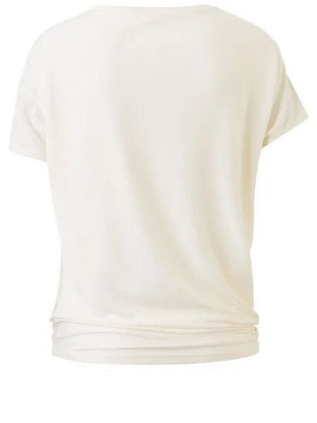 Super.Natural Super.Natural T-Shirt YOGA LOOSE BIO J TEE für Damen, Merino, Fresh white, – Produktbild 4 von 4