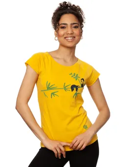 FellHerz Faultier Cap Sleeve sunshine - L – Produktbild 1 von 1