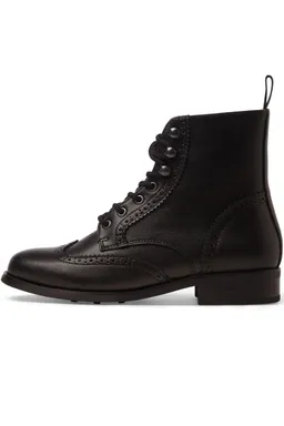 Will's Vegan Store Will's Vegan Store Damen vegan Brogue-Stiefel Schwarz – Produktbild 1 von 1