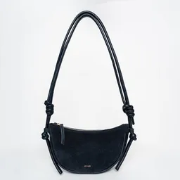 ann kurz Mini Half Moon – kleine Halbmond-Schultertasche aus Leder – Produktbild 1 von 1
