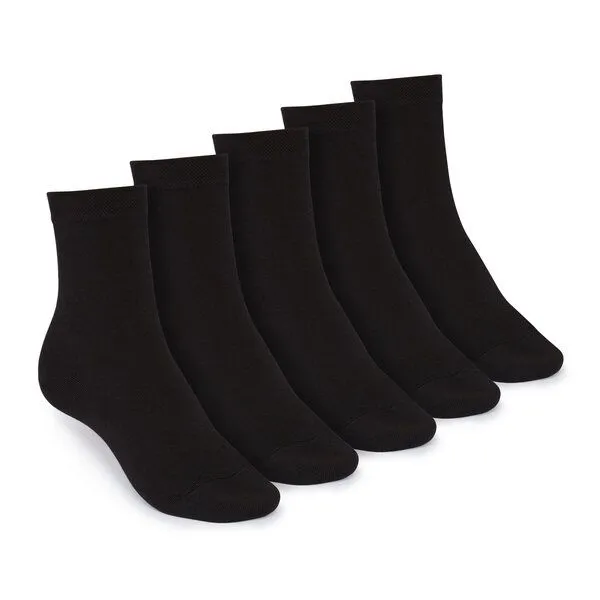 THOKKTHOKK ThokkThokk 5er-Pack Basic Socken, Schwarz, – Produktbild 1 von 1