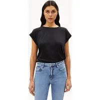 ARMEDANGELS ARMEDANGELS JILAANA Damen T-Shirt aus TENCEL Lyocell Mix, Black, – Produktbild 1 von 1