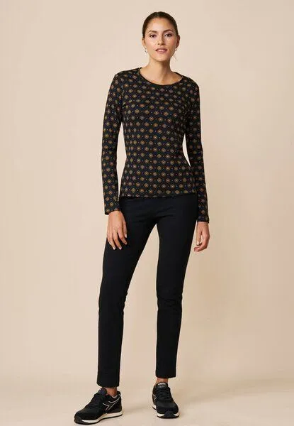 LANA Organic LANA Organic Shirt, Modell Nina, Dafina schwarz, – Produktbild 2 von 4
