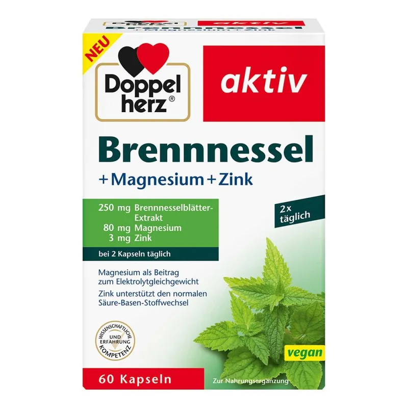 Doppelherz Doppelherz Brennnessel+Magnesium+Zink Kapseln – Produktbild 1 von 1