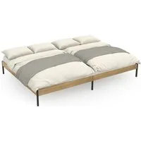 ekomia ekomia Familienbett Luna Minimal, Schwarz, – Produktbild 1 von 1