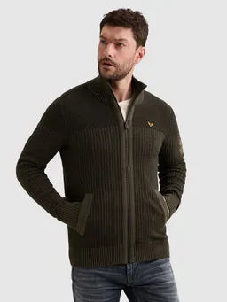 PME Legend PME Legend Multistructure Cardigan Beluga - Größe M – Produktbild 1 von 1