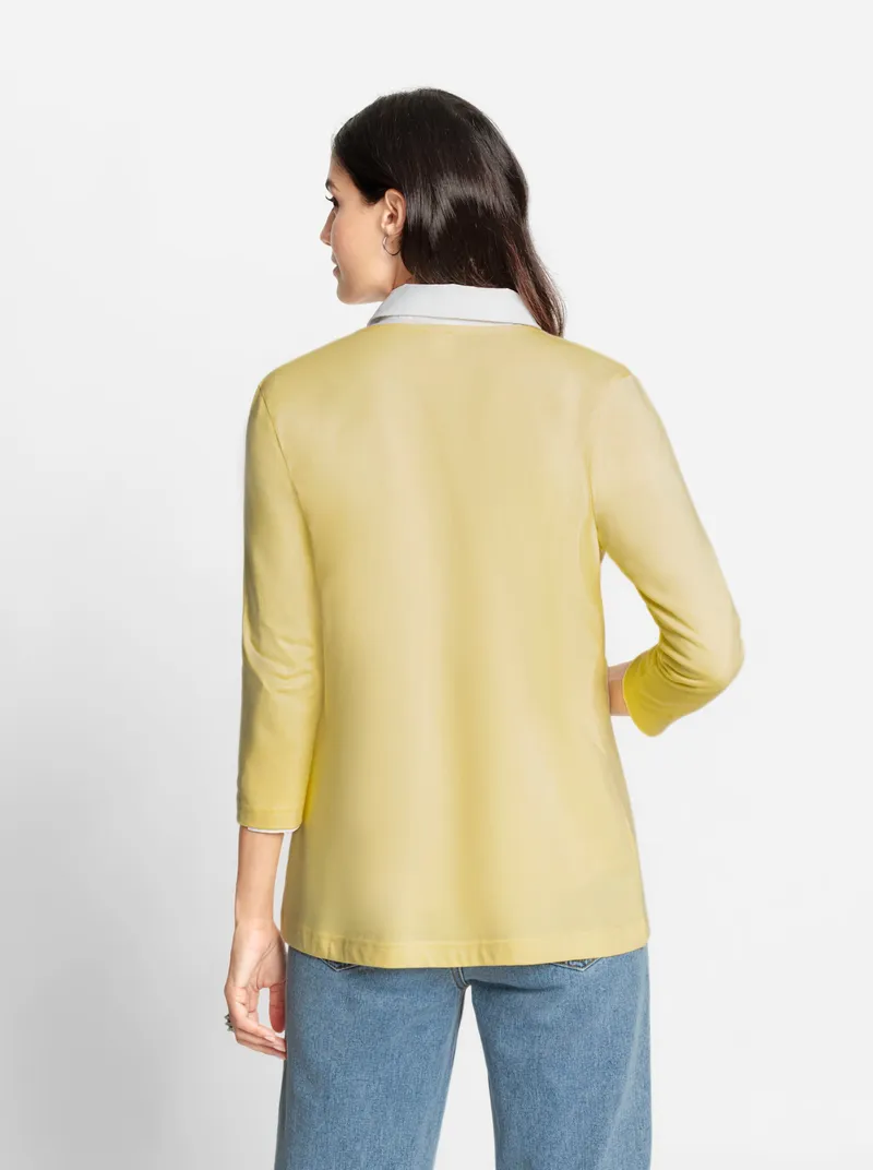 Witt Shirtjacke zitrone, Zitrone, – Produktbild 2 von 2