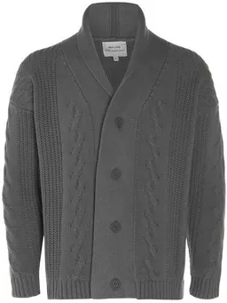 Will's Vegan Shop Will's Vegan Shop Grobe Strickjacke mit Knopfleiste – Produktbild 1 von 1
