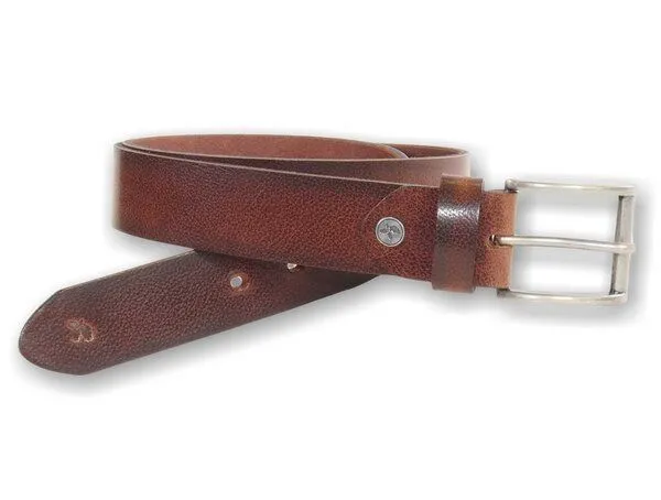 Greenbelts Greenbelts Herren Ledergürtel BASE, Brown, – Produktbild 4 von 4
