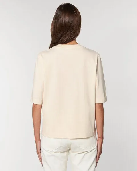 Human Family Human Family Kastenförmiges Bio Damen T-Shirt "Mood - You´re Not Alone" in 3 Farben, Natural, – Produktbild 2 von 3
