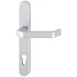 HOPPE Hoppe PT-Drücker-Halbgarnitur, PZ, E92, VK8, ALU, 1313G/3357SN, Liverpool, rd, mit Langsch., F1-2 – Produktbild 1 von 1
