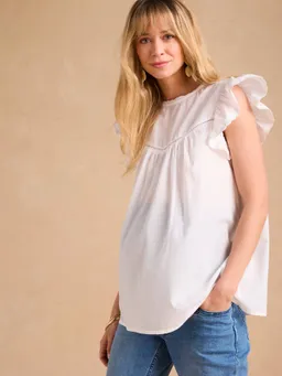 Envie De Fraise Leichte Umstandsbluse mit Spitzendetails ENVIE DE FRAISE – Produktbild 1 von 1