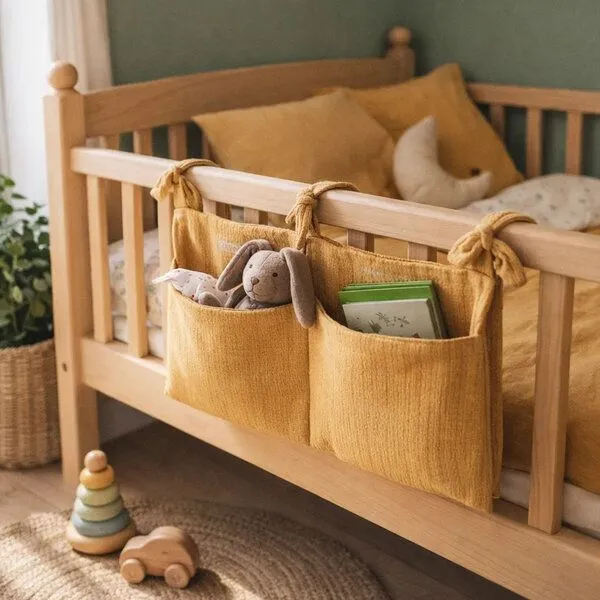 PAPATE PAPATE Schmusetier-Organizer aus Bio-Baumwolle, Honey, – Produktbild 3 von 3