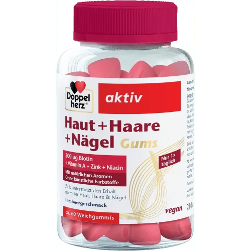 Doppelherz Haut + Haare + Nägel (60 Gums) – Produktbild 1 von 1