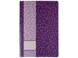 Schnellhefter "color-points" DIN A4 aus Recyclingkarton 400 g/m², violett – Produktbild 1 von 1