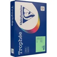 Clairefontaine 250 Blatt Clairfontaine Farbiges Kopierpapier "Trophee" 160 g/m², DIN A4, grün – Produktbild 1 von 1