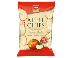 XOX XOX Knabberei, XOX Apfelchips knusprig fruchtig und ideal fuer den Snackmoment 40g – Produktbild 1 von 1