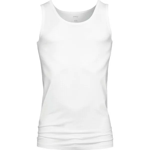 mey Mey Re:Think Herren Athletic Shirt Unterhemd aus GOTS Baumwolle, Weiss, – Produktbild 3 von 4