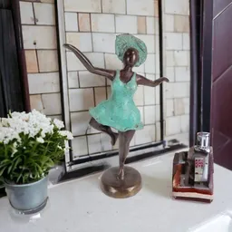 Moogoo Creative Africa Moogoo Creative Africa Bronze-Skulptur "Bobaraba Danseuse" by Alain Soré | 1kg 24cm | Unikate – Produktbild 1 von 1