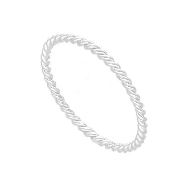 pakilia pakilia Silber Ring Kordel gedreht Fair-Trade und handmade – Produktbild 4 von 4
