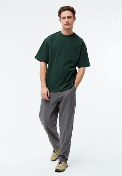 Givn Berlin Givn Berlin T-Shirt GBCLIFF Heavyweight aus Bio-Baumwolle, Dunkelgrün, – Produktbild 2 von 4