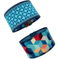 Seegarn Seegarn Wende-Armband 4cm, Grafisch (türkis) / würfel (bunt), – Produktbild 1 von 1