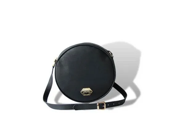 MATES OF NATURE MATES OF NATURE Circle Bag | Runde Korkleder-Handtasche, Coal black (schwarz), – Produktbild 2 von 4