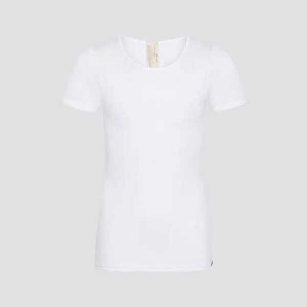 comazo|earth comazo|earth Fairtrade Natur Kinder Shirt kurzarm | GOTS zerftifiziert, Weiss, – Produktbild 4 von 5
