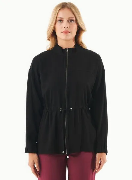 ORGANICATION ORGANICATION Jacke aus LENZING ECOVERO, Schwarz(black), – Produktbild 1 von 4