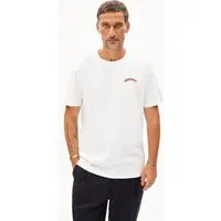 ARMEDANGELS MAARKOS ARMEDANGELS Herren Heavyweight T-Shirt aus recyceltem Baumwoll Mix, White, – Produktbild 1 von 1