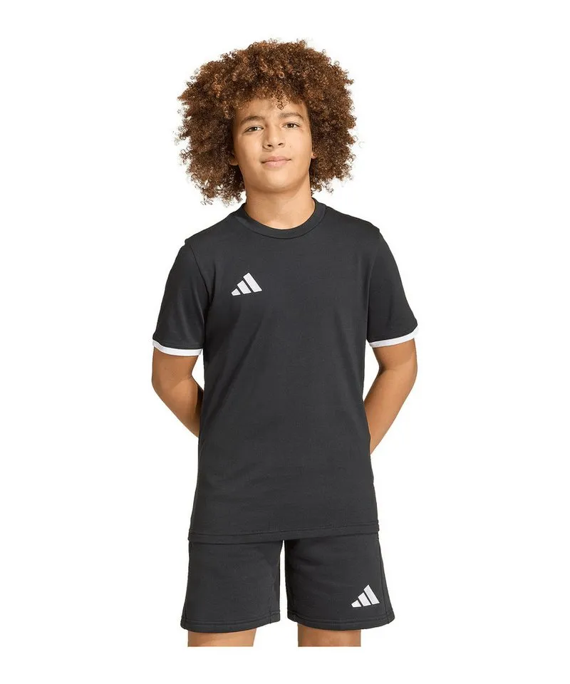 adidas Performance adidas Performance T-Shirt adidas Performance Entrada 26 T-Shirt Kids Baumwolle, Schwarz, – Produktbild 1 von 5