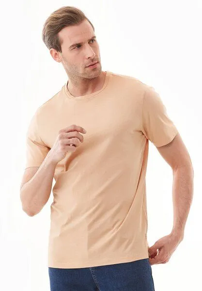 ORGANICATION ORGANICATION Natural Dye T-Shirt aus Bio-Baumwolle, Onion skin, – Produktbild 4 von 4